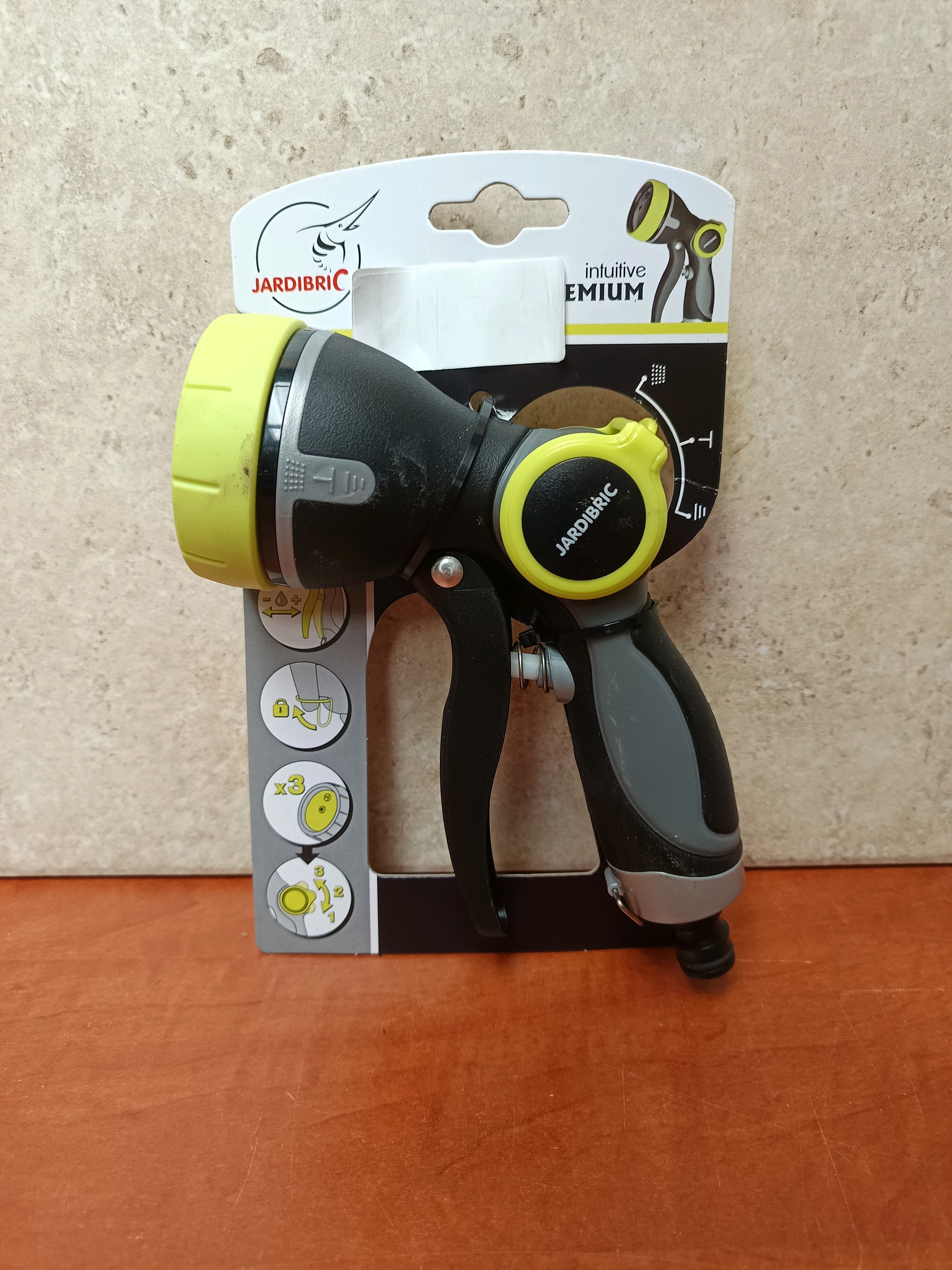JARDIBRIC Intuitive Premium pistolet d’arrosage 3 jets