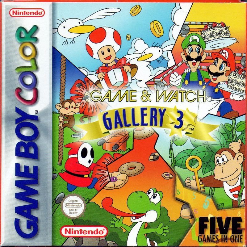 Game & Watch Gallery 3 - Ensemble Complet - Game Boy Color - Allemand