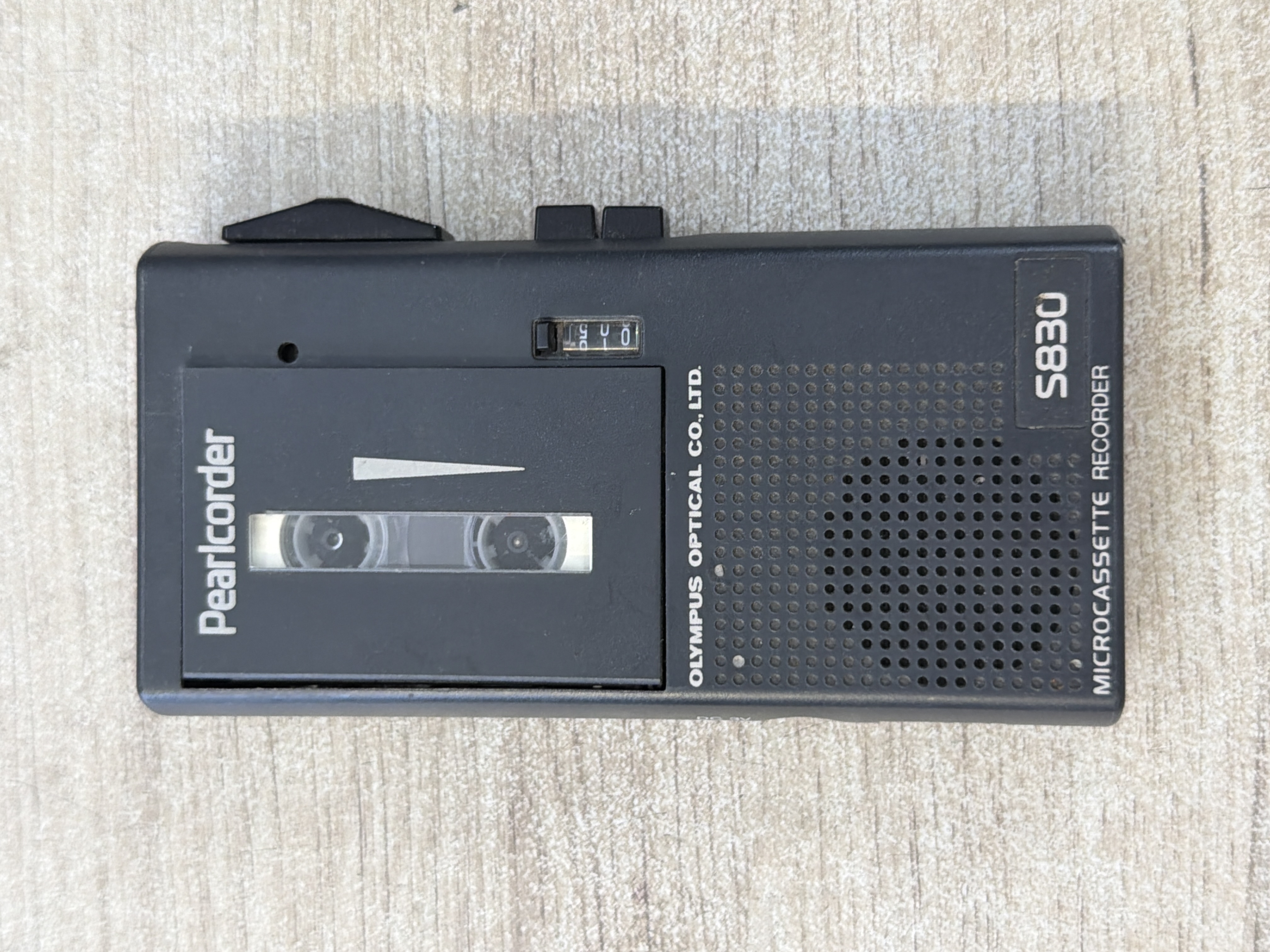 Olympus Pearlcorder S830 dictaphone microcassette