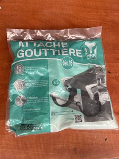 Lot de 5 attaches gouttière Girpi dev.16