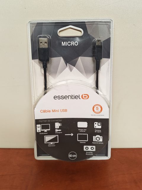 Câble USB vers micro-USB Essentiel b 60 cm