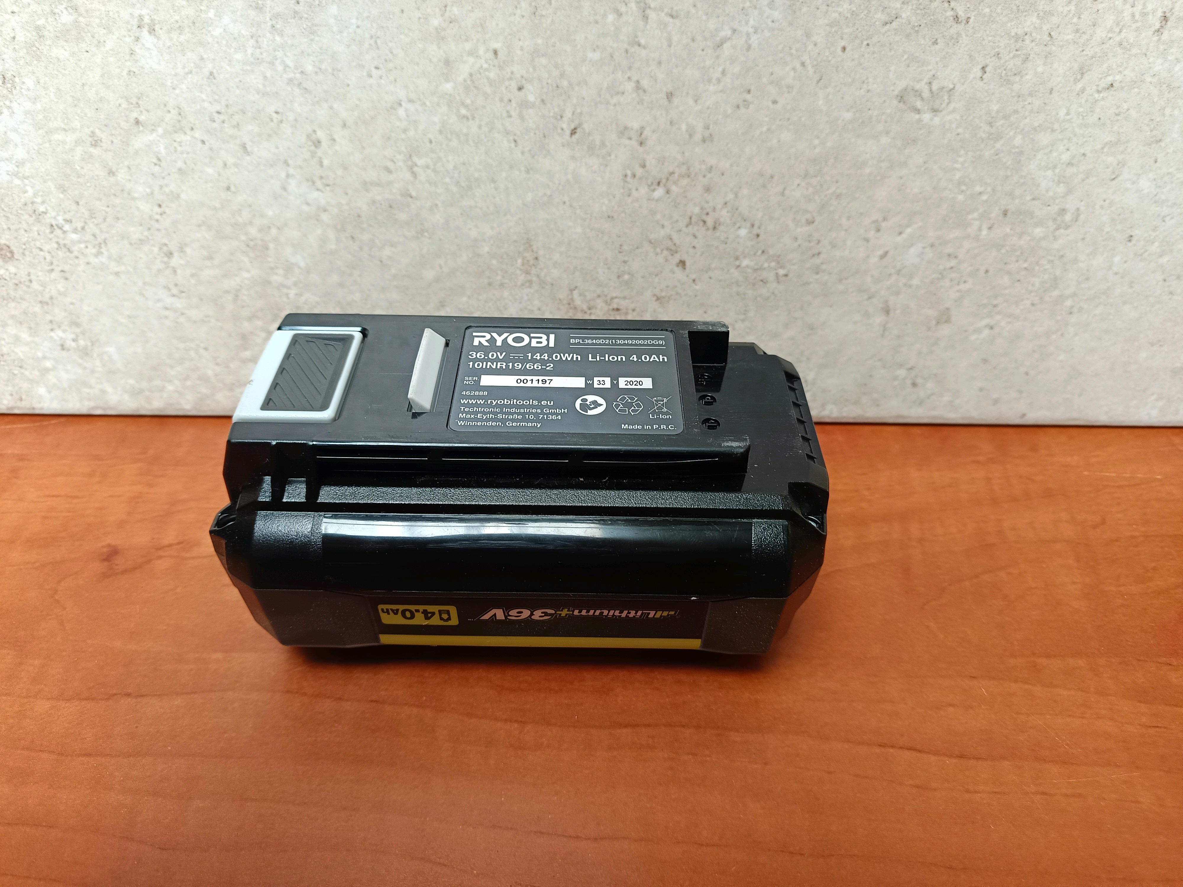 Batterie Ryobi Lithium+ BPL3640D2 36V 4.0Ah — photo 2