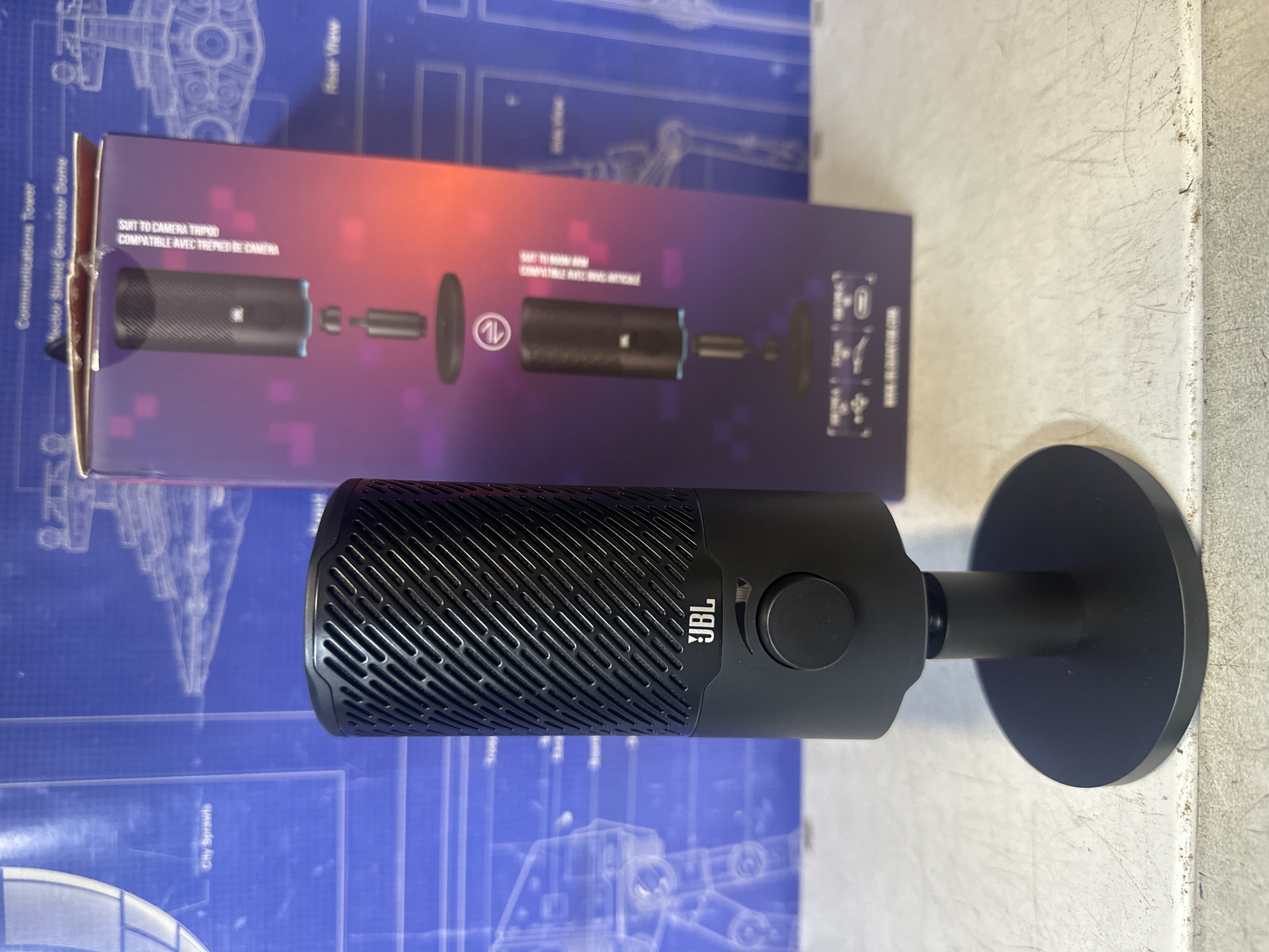 Micro USB JBL Quantum Stream noir avec support