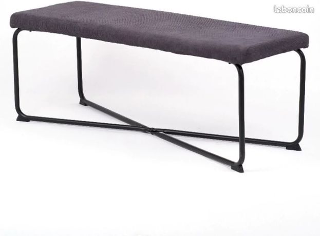 Banc d'intérieur TODAY gris 110 x 40,5 x 42 cm