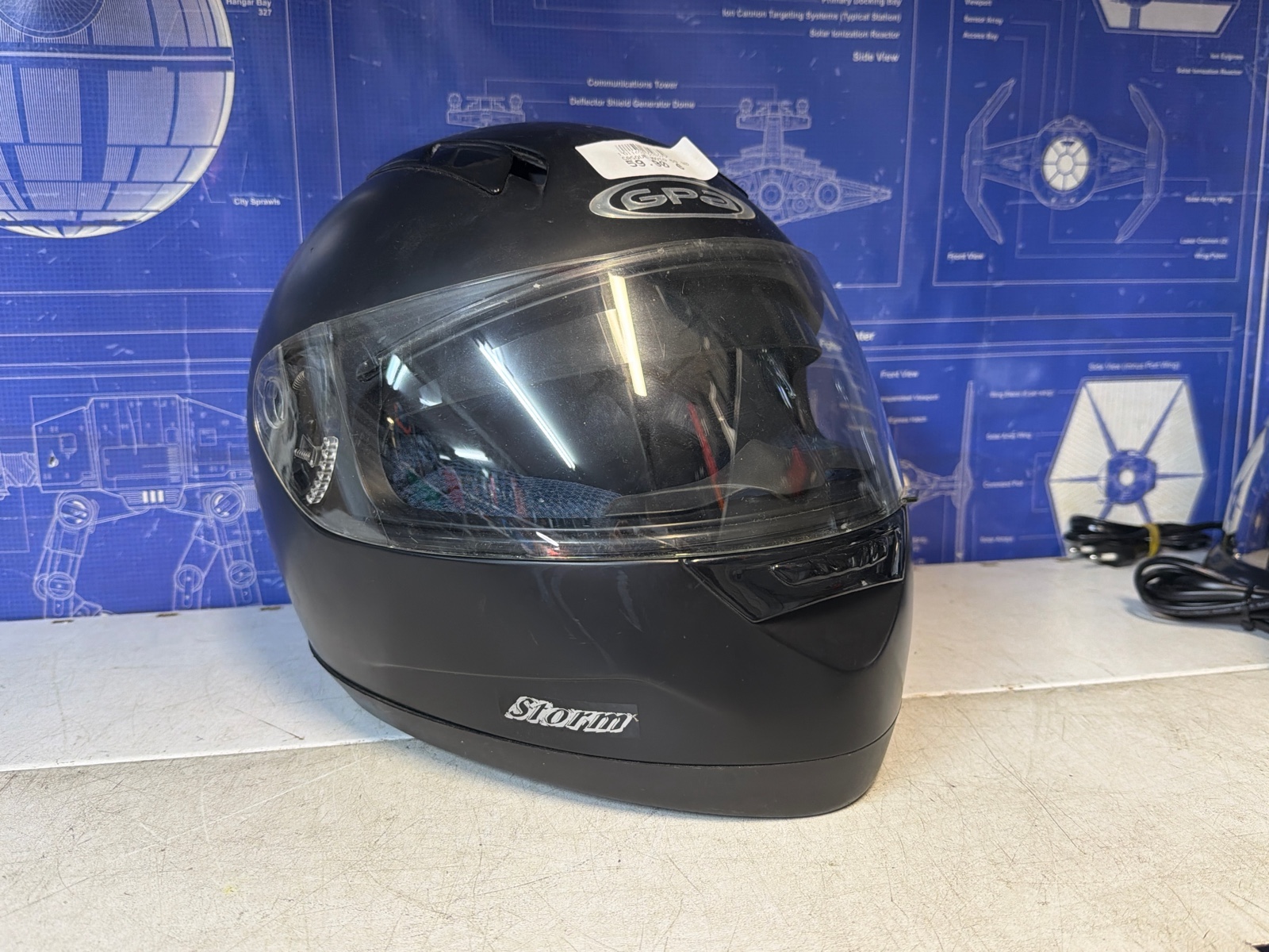 Casque intégral Airoh Storm noir mat — photo 2