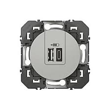 Module prise murale USB-A + HDMI (mécanisme encastrable)