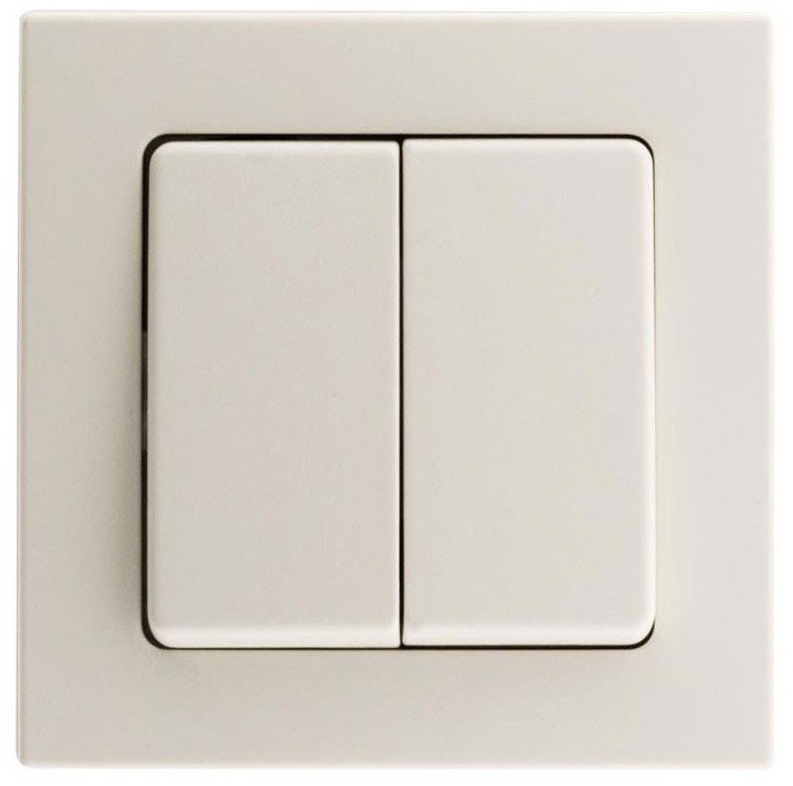 Double va-et-vient 10A saillie Bel'Vue blanc Zenitech