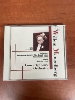 CD Willem Mengelberg Concertgebouw Orchestra Schubert Schumann