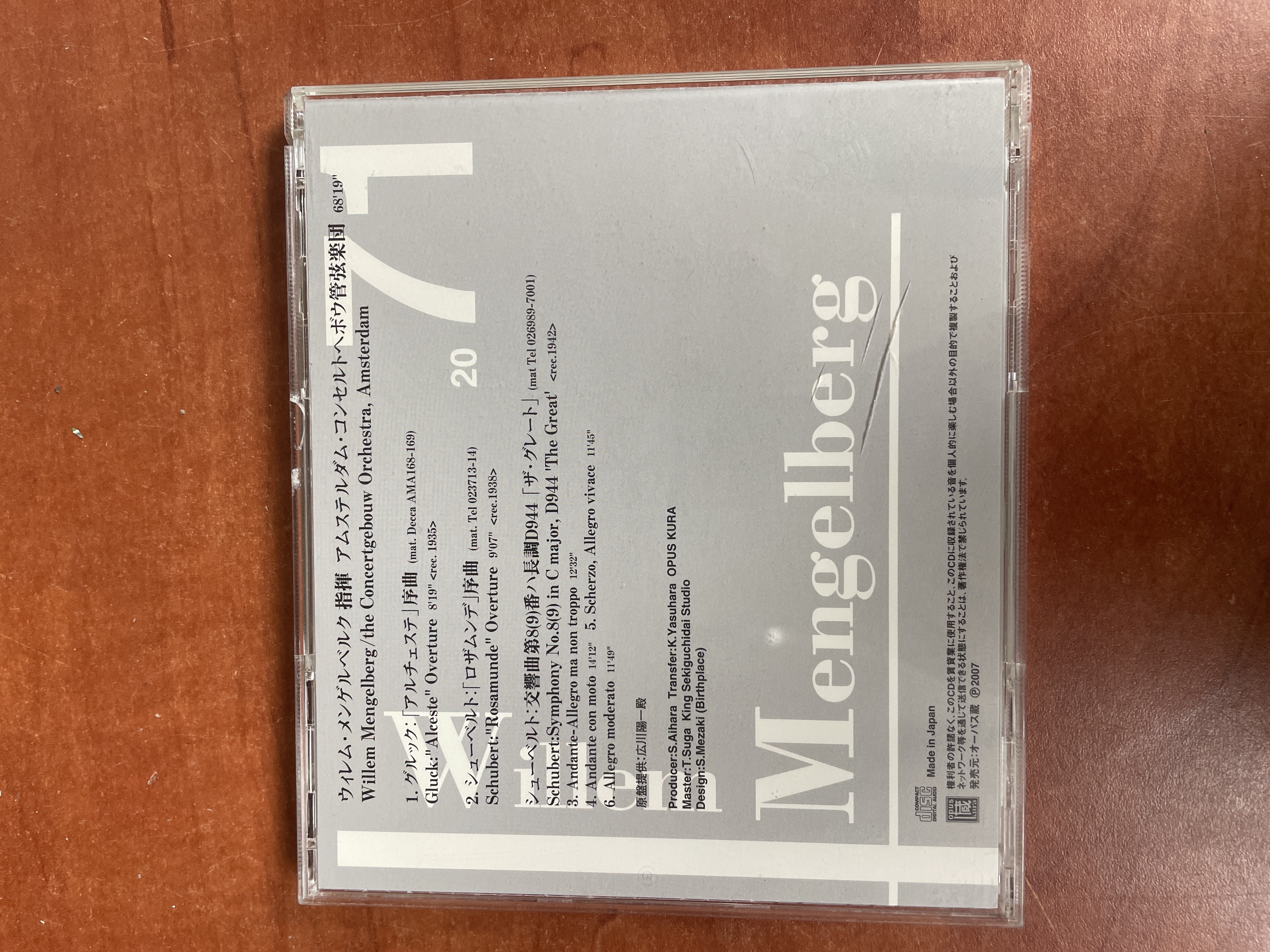 CD Willem Mengelberg Concertgebouw Orchestra Schubert Schumann — photo 2