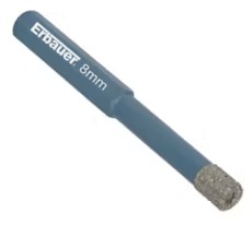 Foret diamant sec pour carrelage ERBAUER 8 mm