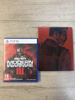 Call of Duty Modern Warfare III PS5 avec steelbook