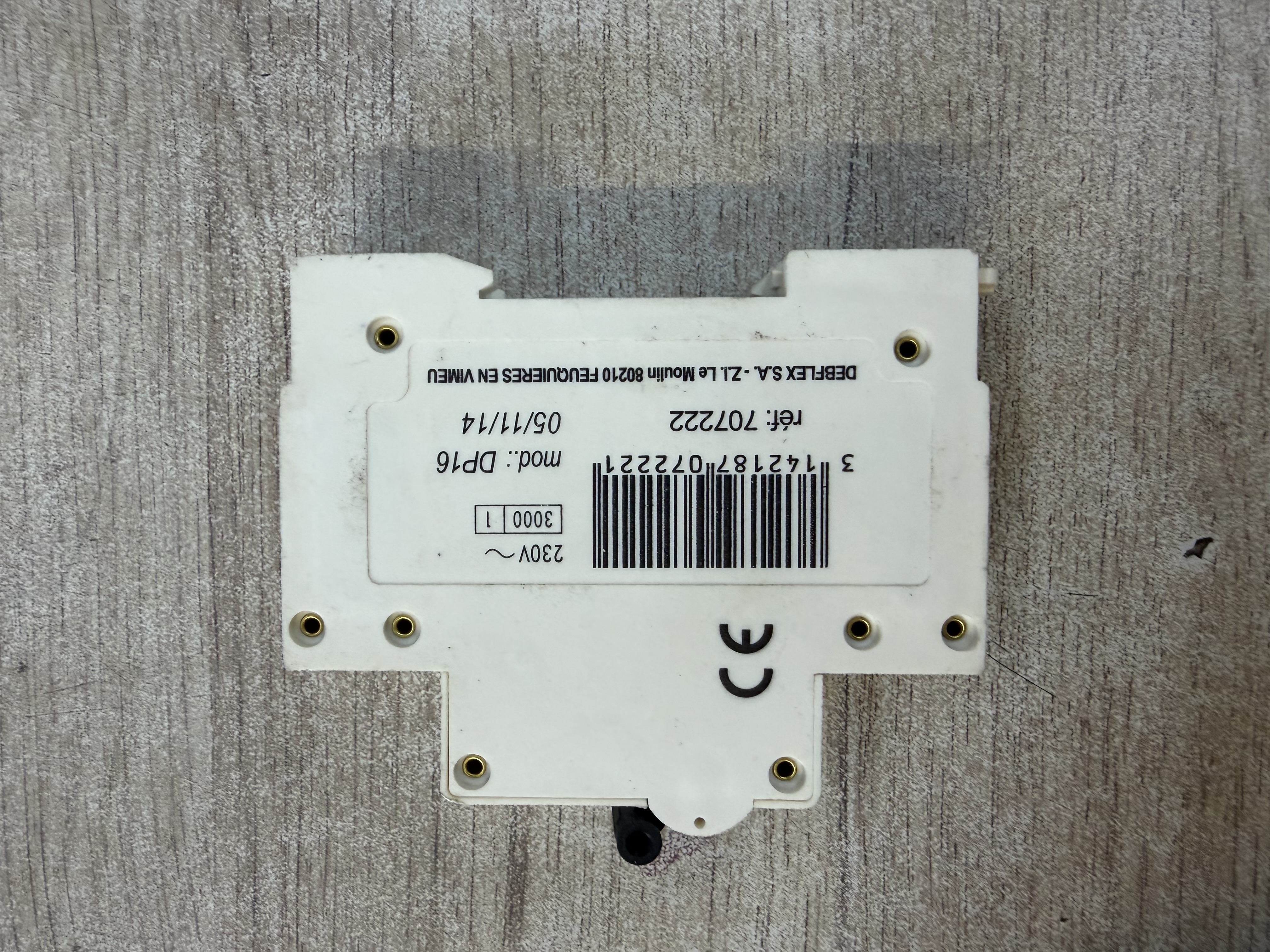 Disjoncteur Debflex DP16 16 A C16 230 V — photo 2