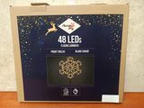 Christmas DIY Flocon lumineux 48 LEDs blanc chaud avec piquet — photo 1