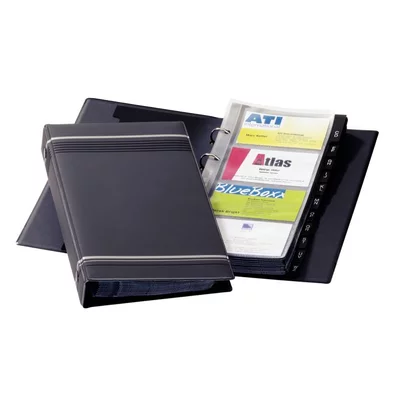 Classeur cartes de visite Durable VISIFIX 200 anthracite