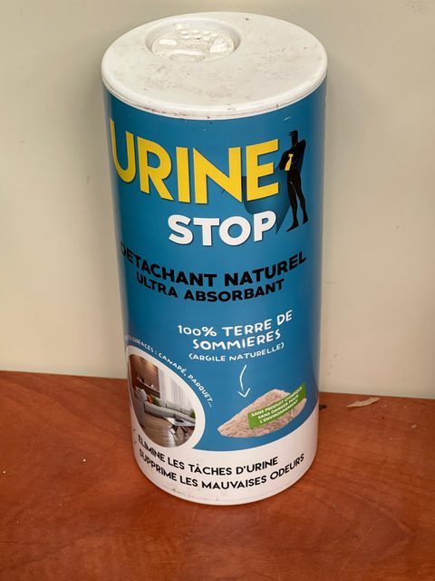 Urine Stop détachant naturel ultra absorbant (100% Terre de Sommières)