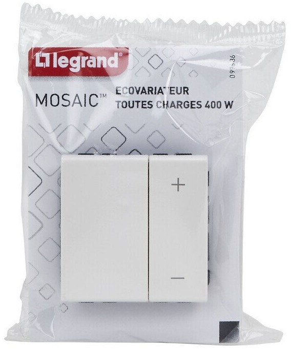 Legrand 099686 variateur toutes lampes Mosaic 2 modules
