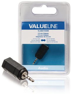 Adaptateur Jack 2""1/2 mm M vers Jack 3""1/2 mm F