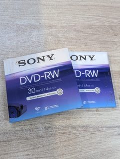 Sony DVD-RW 30 min 1,4 Go Antirayure