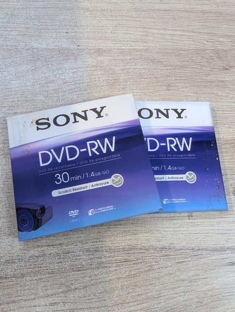 Sony DVD-RW 30 min 1,4 Go Antirayure