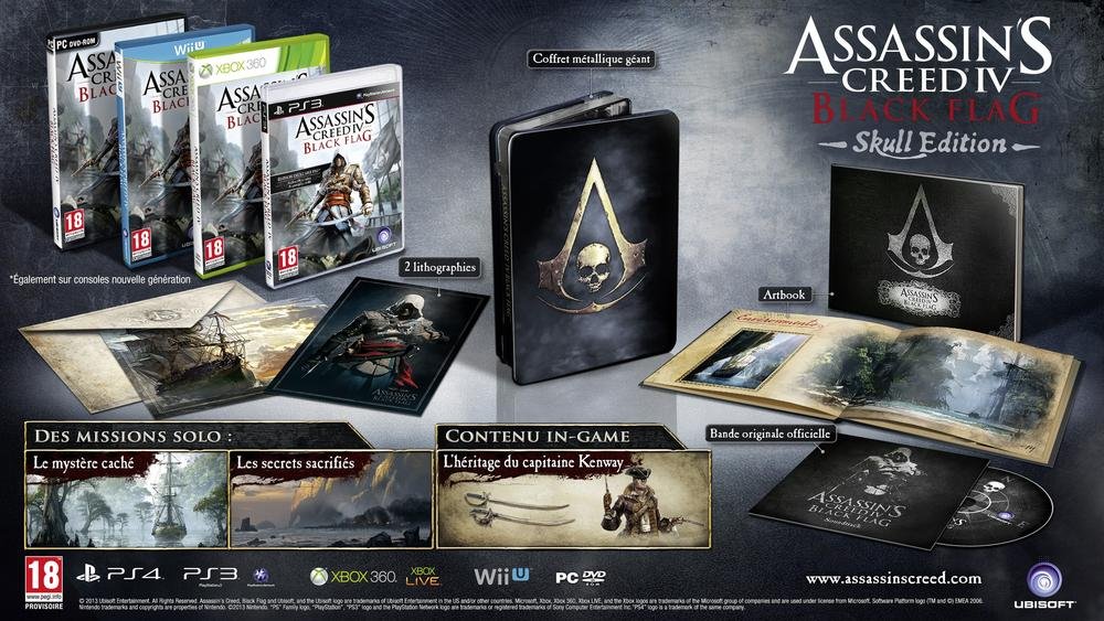 Assassin's Creed Iv - Black Flag - Skull Edition Ps4