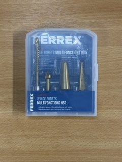 Ferrex jeu de forets multifonctions HSS 4 pièces