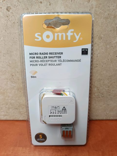 Somfy micro-récepteur radio RTS pour volet roulant
