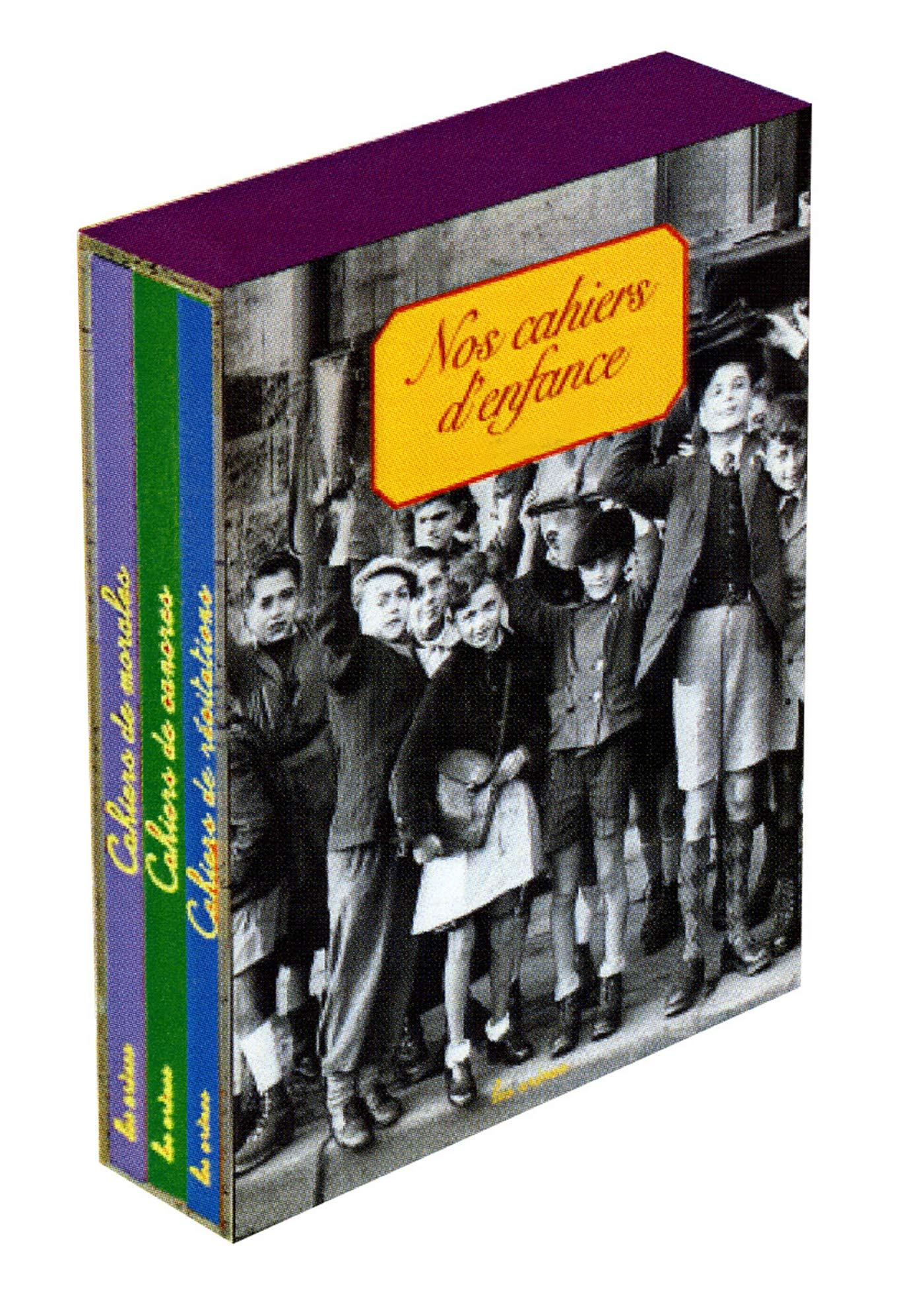 Nos Cahiers D'enfance Coffret En 3 Volumes : Cahiers D'écriture - Cahiers De L'école Rurale - Cahiers De Géographie
