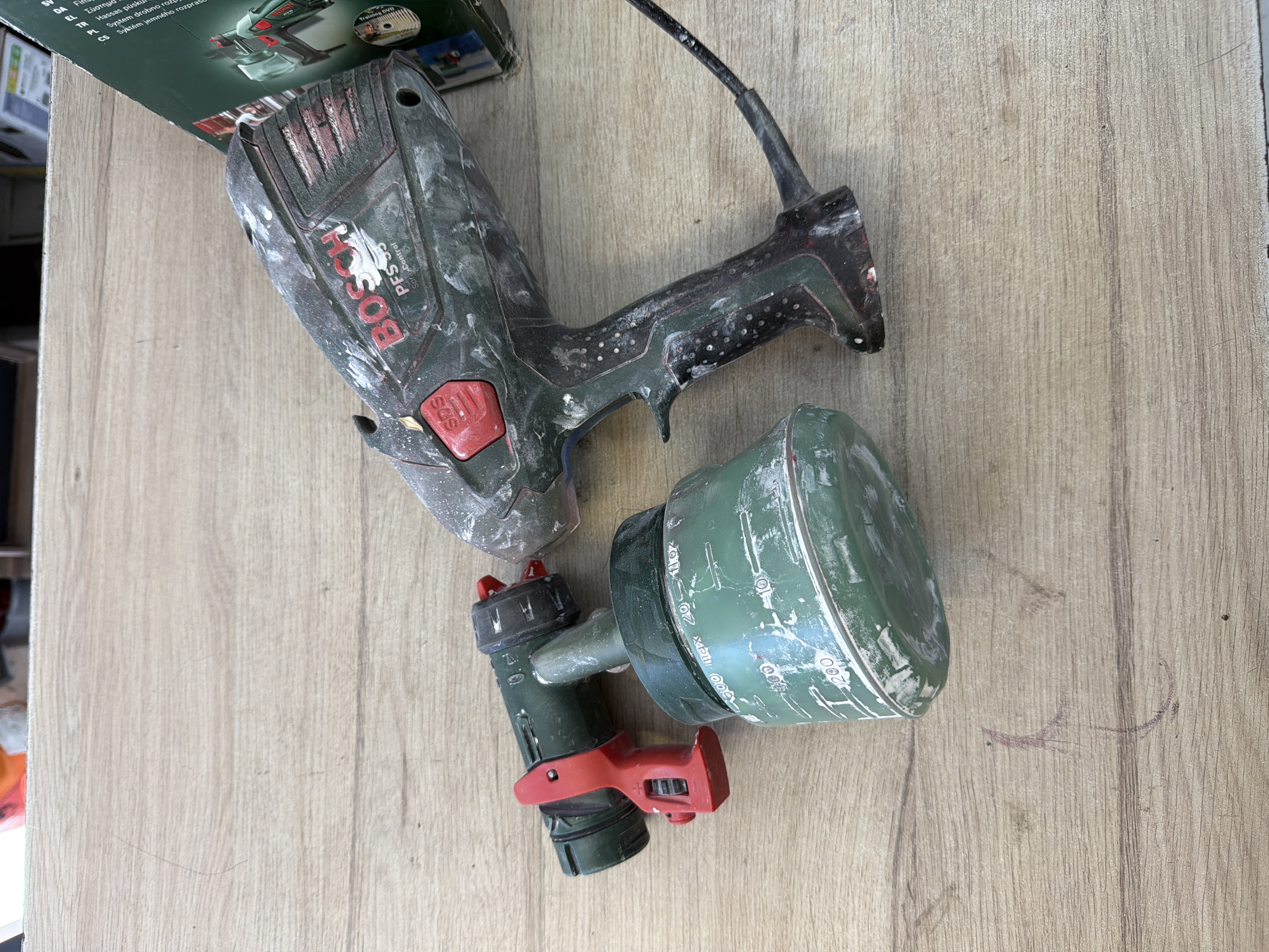 Bosch PFS 55 pistolet à peinture électrique filaire 280 W