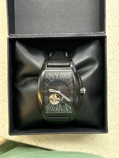 Montre Louis Pion automatique open heart (boîtier tonneau)
