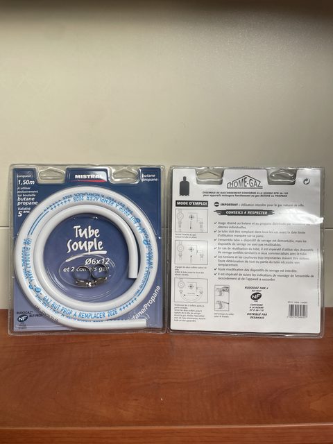 raccordement domestique Whirlpool tube souple 5 m