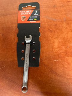 Fischer Darex Clé mixte 7 mm Chrome HRC50 (réf. 805001)