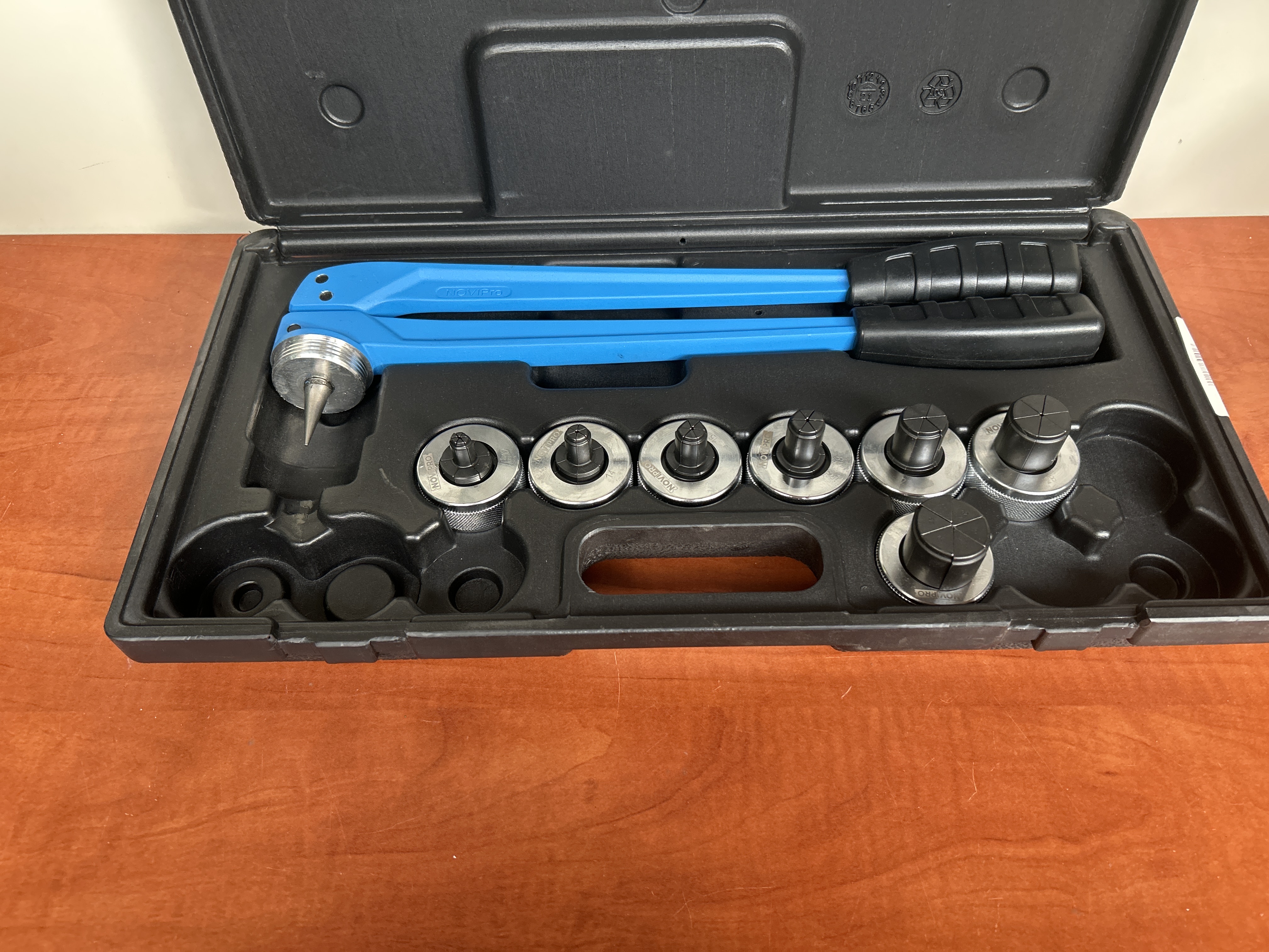 NOVIPRO pince à emboîture (pipe expander) – coffret 7 têtes