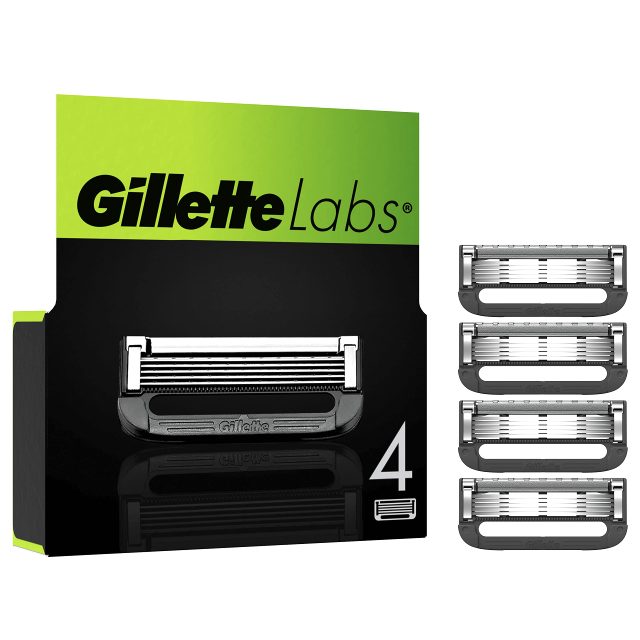 Pack 4 Lames Compatible Avec Le Rasoir Gillette Labs