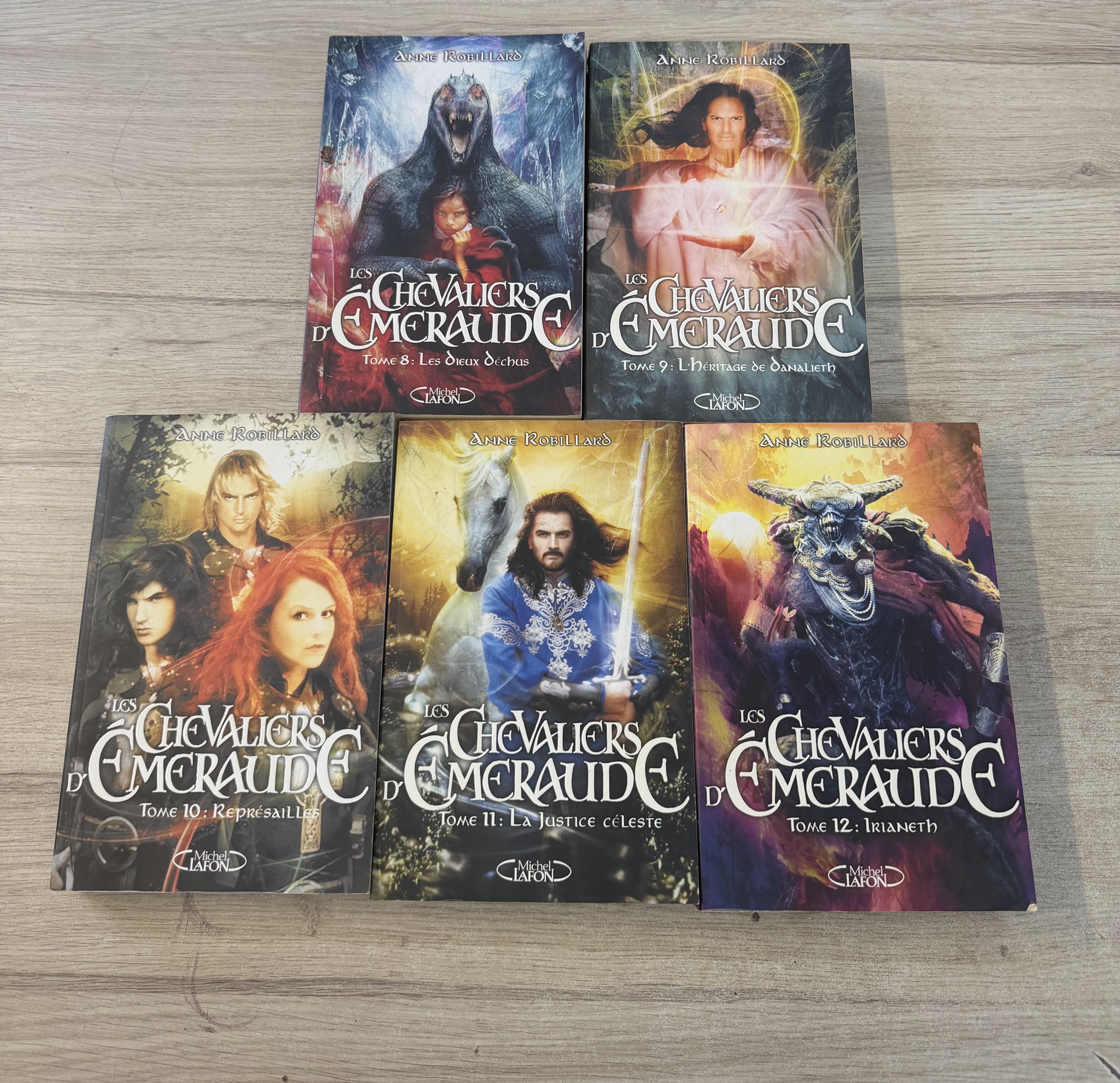 Lot Les Chevaliers d'Émeraude tomes 8 à 12