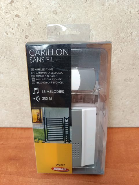 SEMAC Carillon sans fil 36 mélodies 200 m (990207)