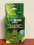 Aquasolo Réseau – Pack de 4 connecteurs pour kit d’arrosage en réseau — photo 1