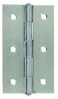 4 charnières de meuble 35x22 inox VYNEX