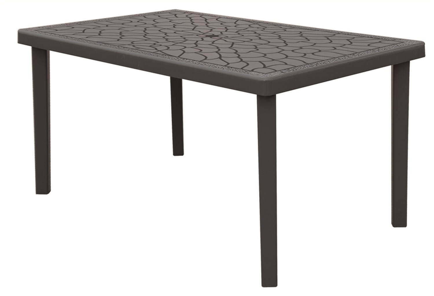 Table de jardin Grand Soleil Gruvyer 150 x 90 cm anthracite