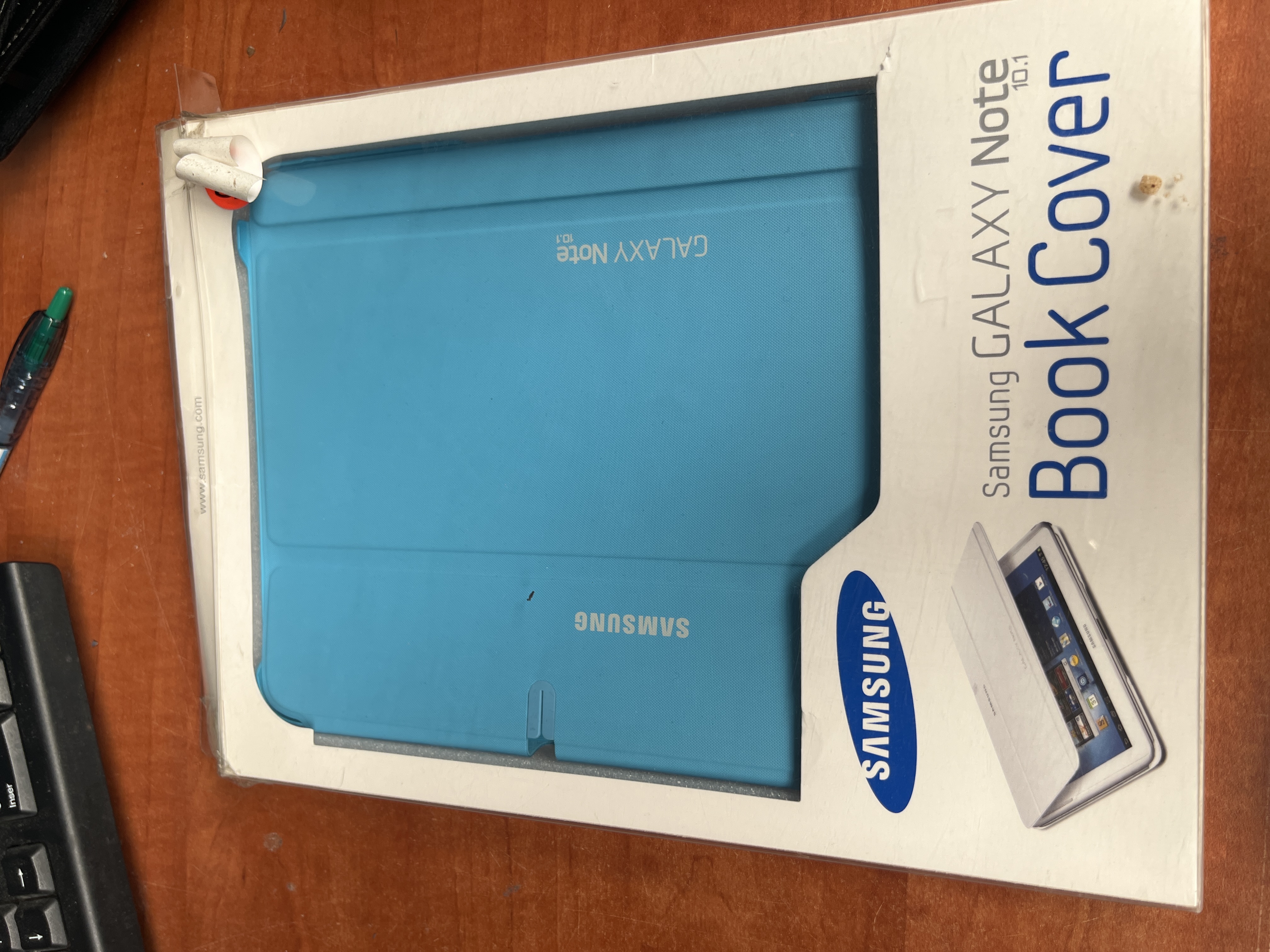 Housse Samsung Book Cover Galaxy Note 10.1 bleue