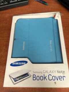 Housse Samsung Book Cover Galaxy Note 10.1 bleue
