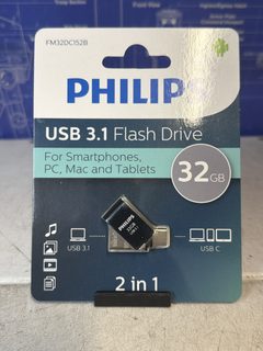 Clé USB Philips FM32DC152B 32 Go USB 3.1 / USB-C 2-en-1