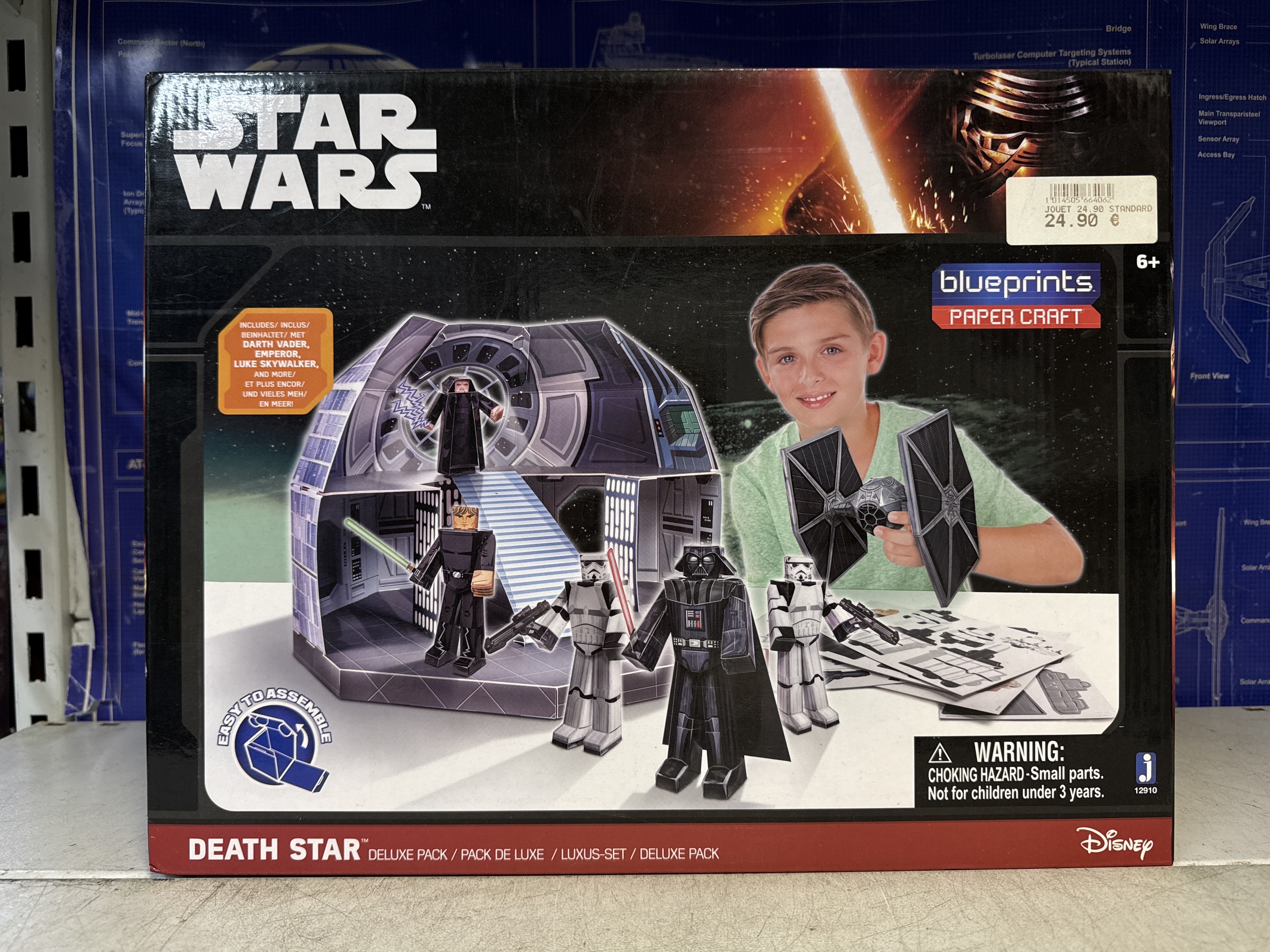 Star Wars Blueprints Paper Craft - Death Star (Deluxe Pack)