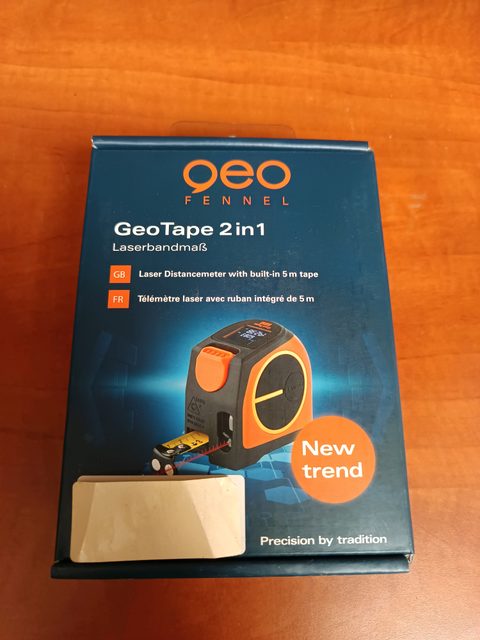 geo FENNEL GeoTape 2 in1 – télémètre laser avec ruban intégré 5 m