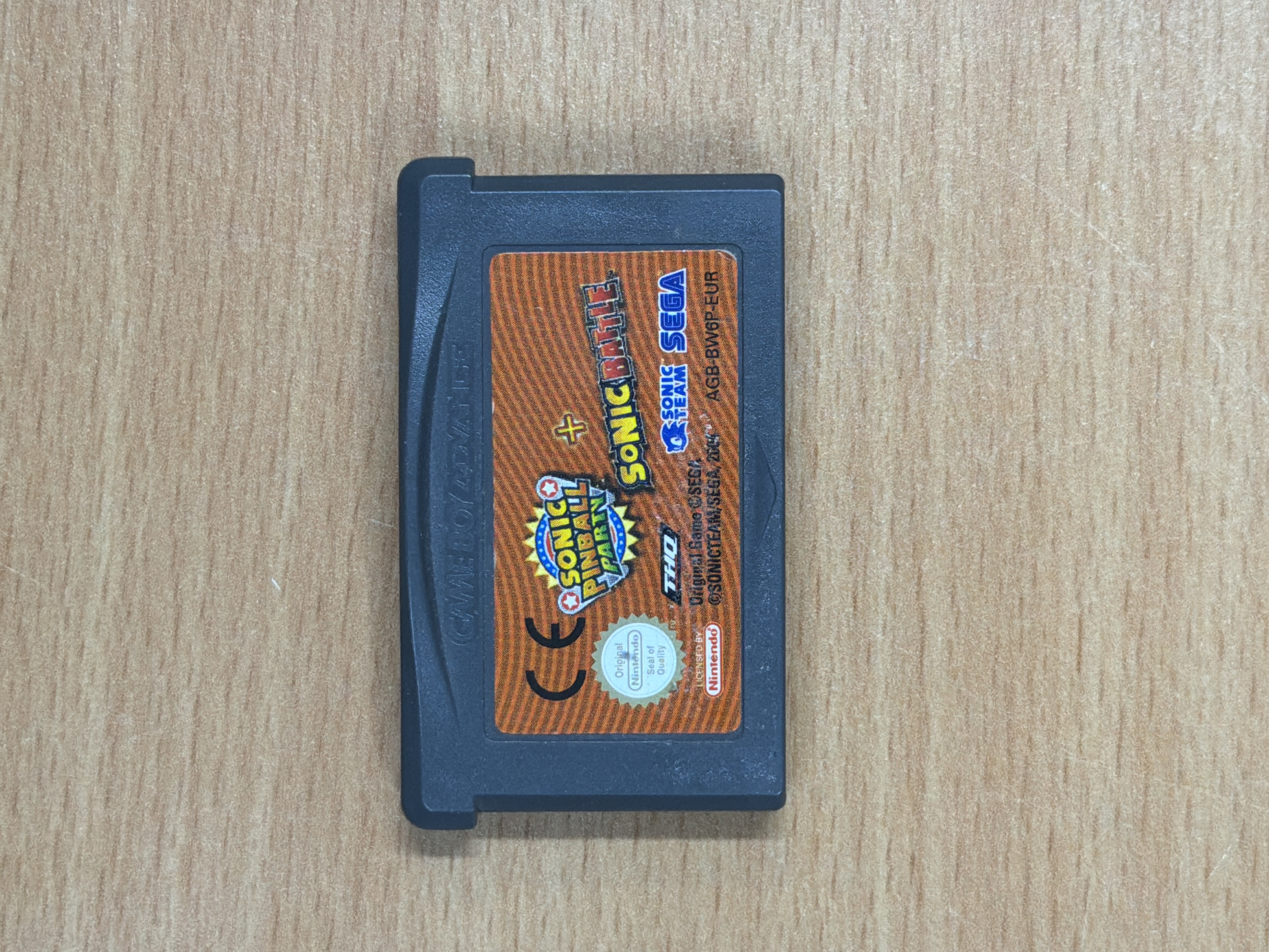 Sonic Pinball Party + Sonic Battle Game Boy Advance