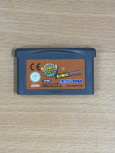 Sonic Pinball Party + Sonic Battle Game Boy Advance