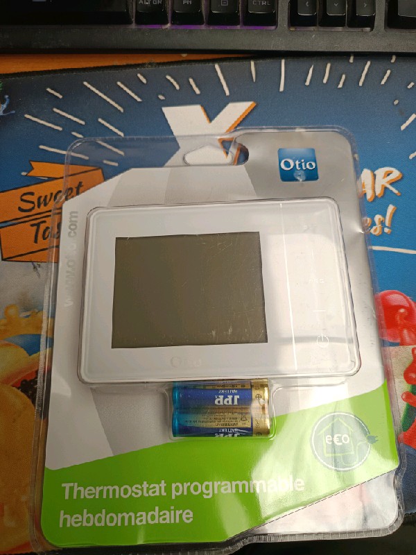Thermostat programmable hebdomadaire Otio