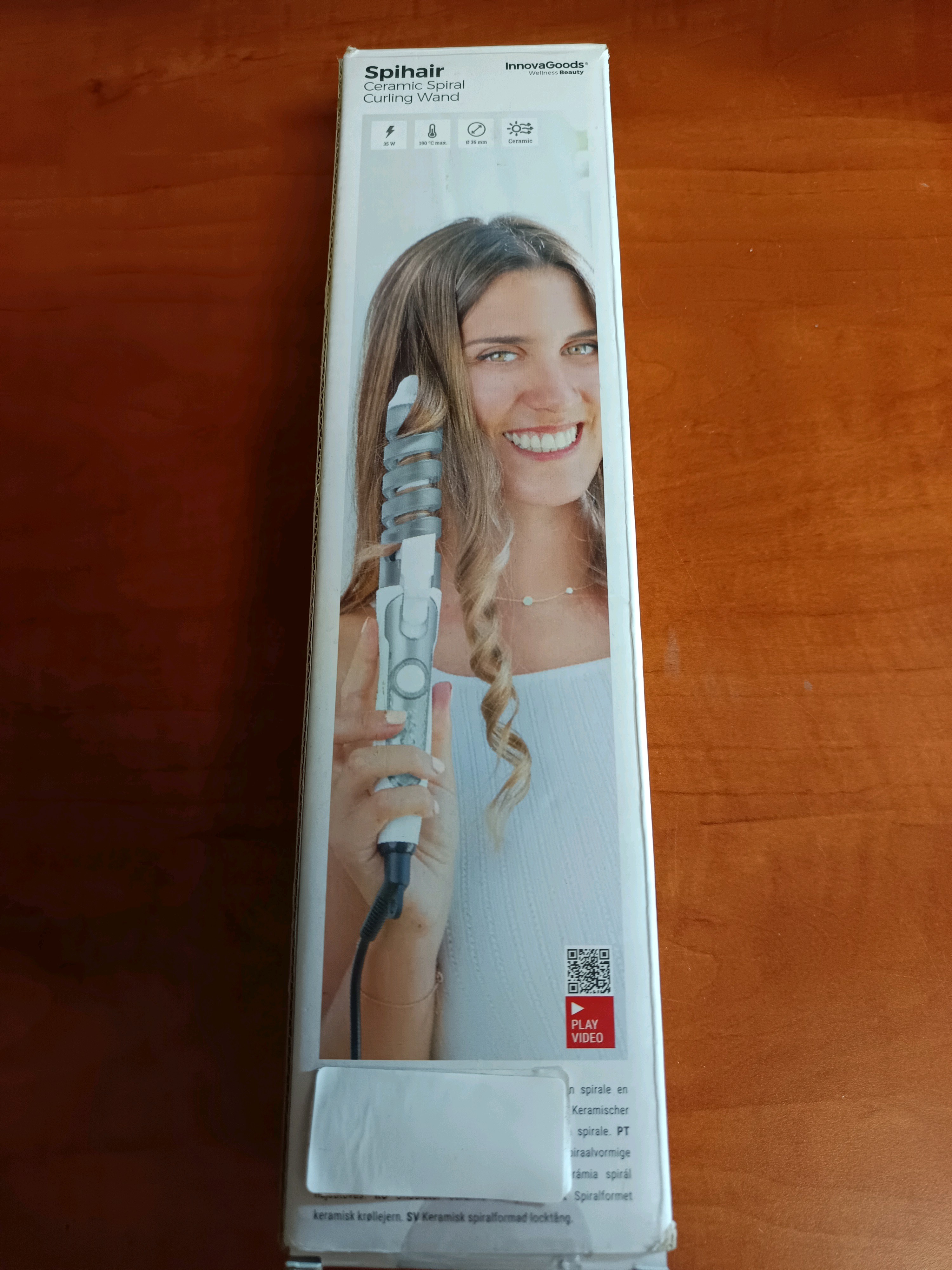 InnovaGoods Spihair fer à boucler (Curling Wand)