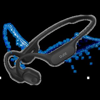 Écouteurs D-JIX Triton 600 à conduction osseuse Bluetooth MP3 32 Go noirs