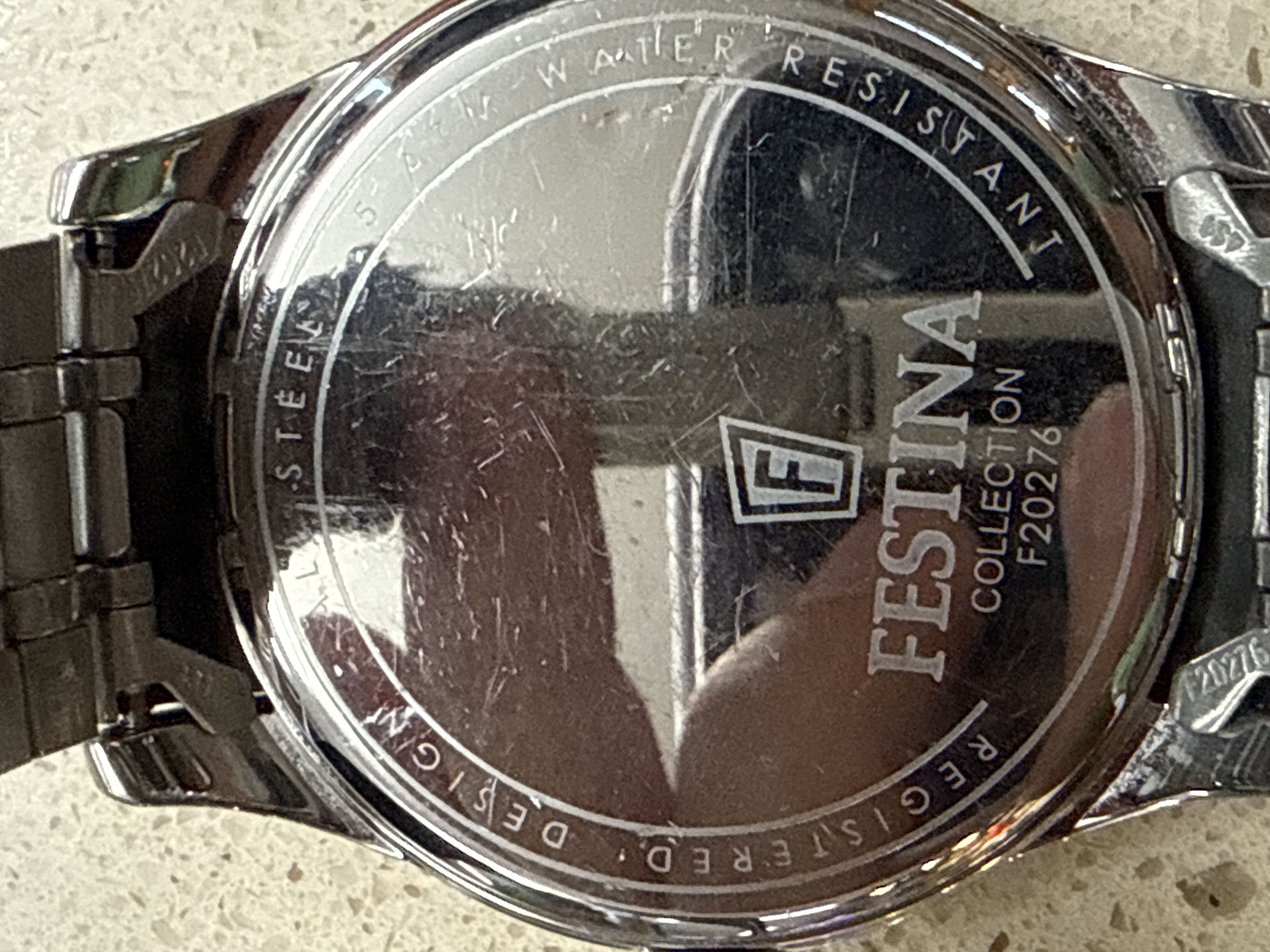 Montre Festina F20276/2 analogique, bracelet acier, cadran bleu — photo 2