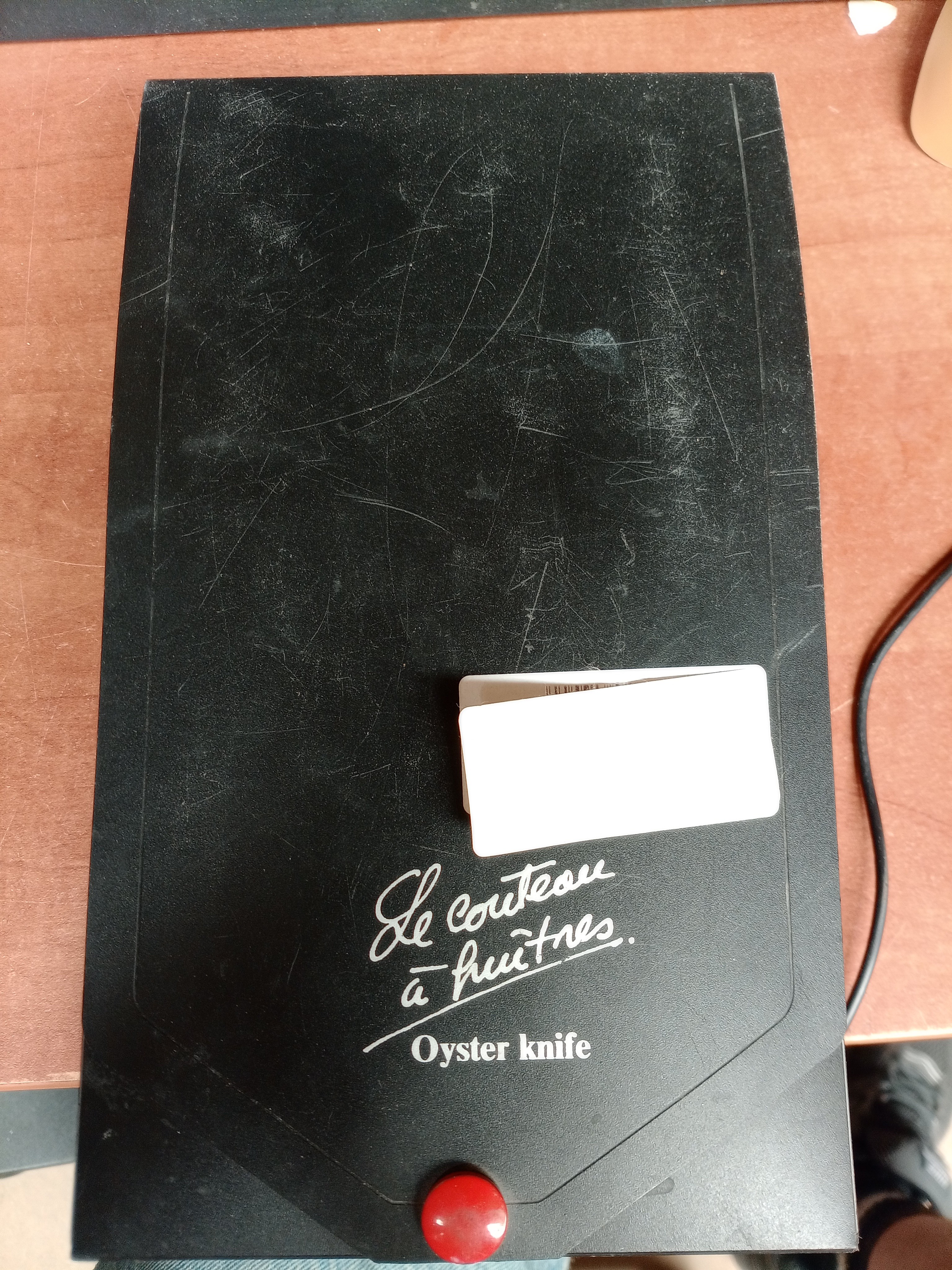 Coffret Oyster knife Le couteau à huîtres